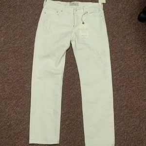 White Lucky Brand Jeans "Sweet Crop"